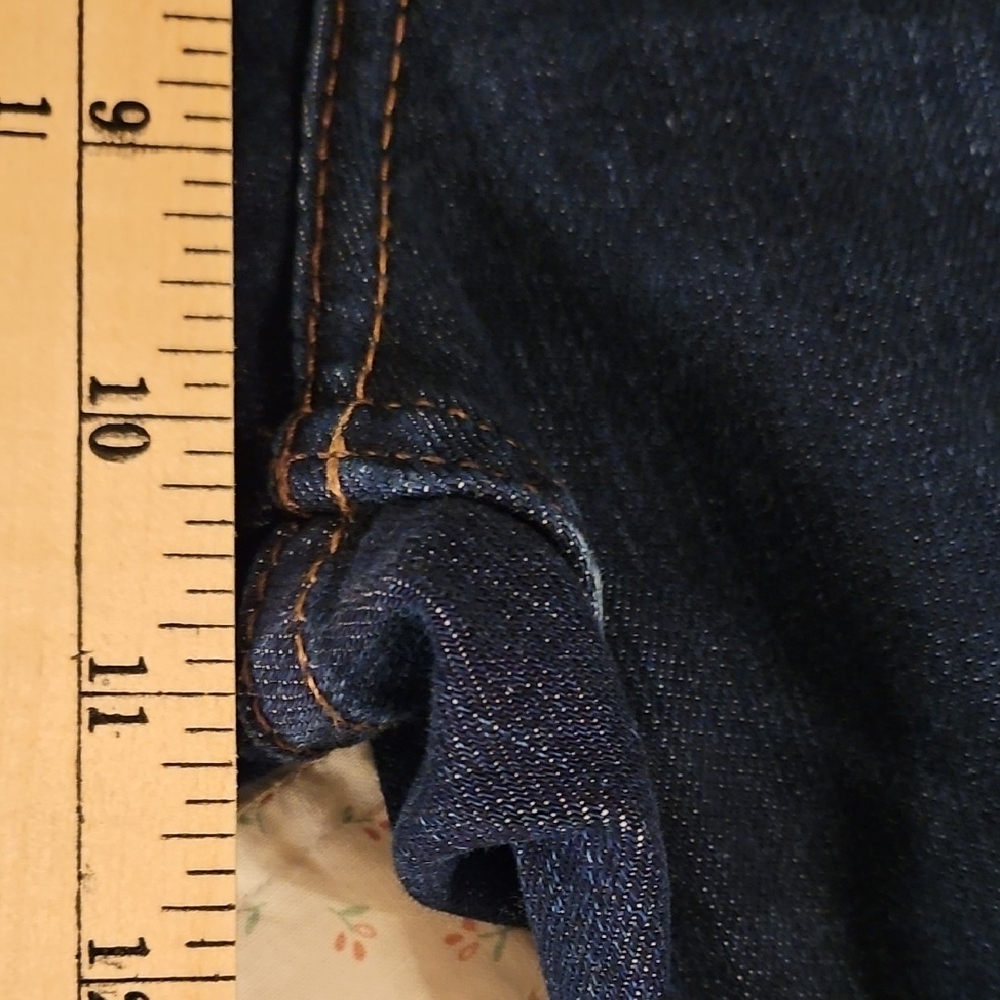 Lee Women's Dark Wash Straight Mid-Rise Jeans - Picture 4 of 9